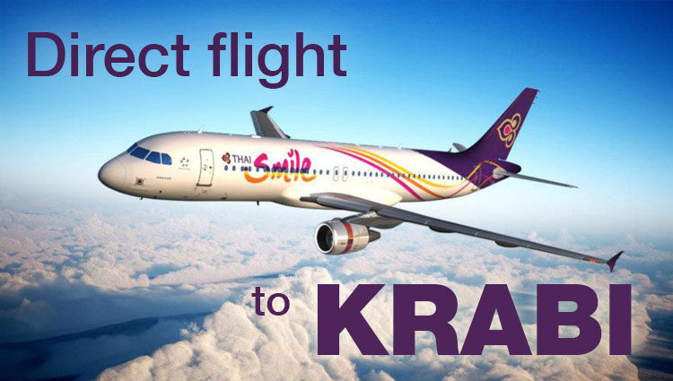 Direct flights to Krabi, Thailand